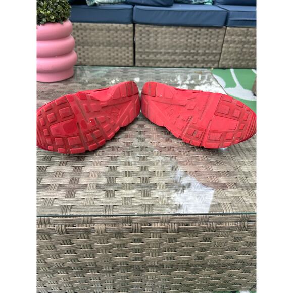 Nike Air Huarache Run Triple Red Sneakers Kids - Picture 6 of 7